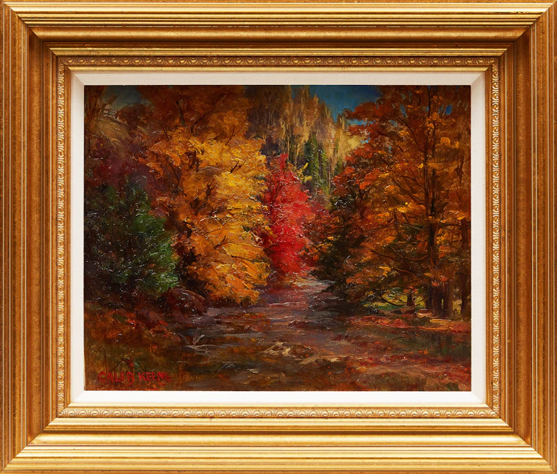Caleb Keene, Near the Forks of the Credit River, Ontario, oil on board - view 2