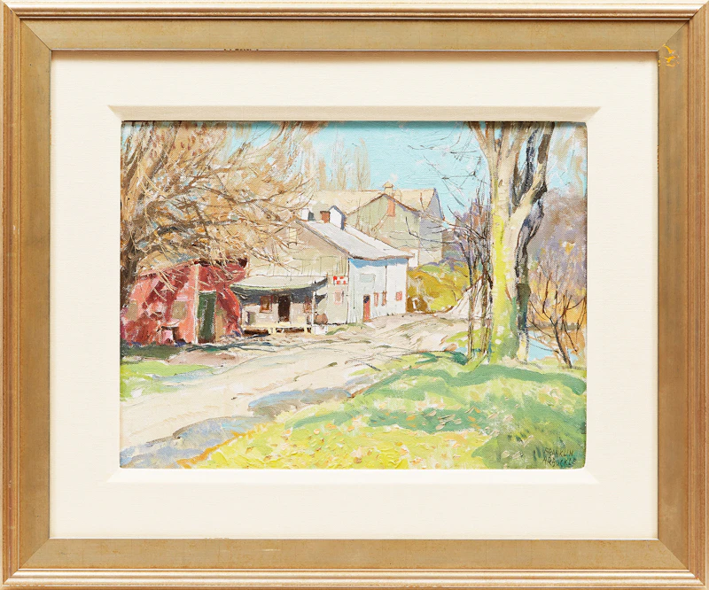 George Franklin Arbuckle, De Salvos Mill , oil on board, 1985 - view 2
