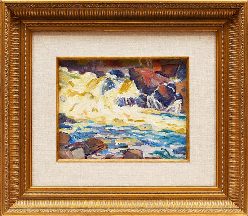 Bernice Fenwick Martin, High Falls, Muskoka, oil on canvas board - view 2