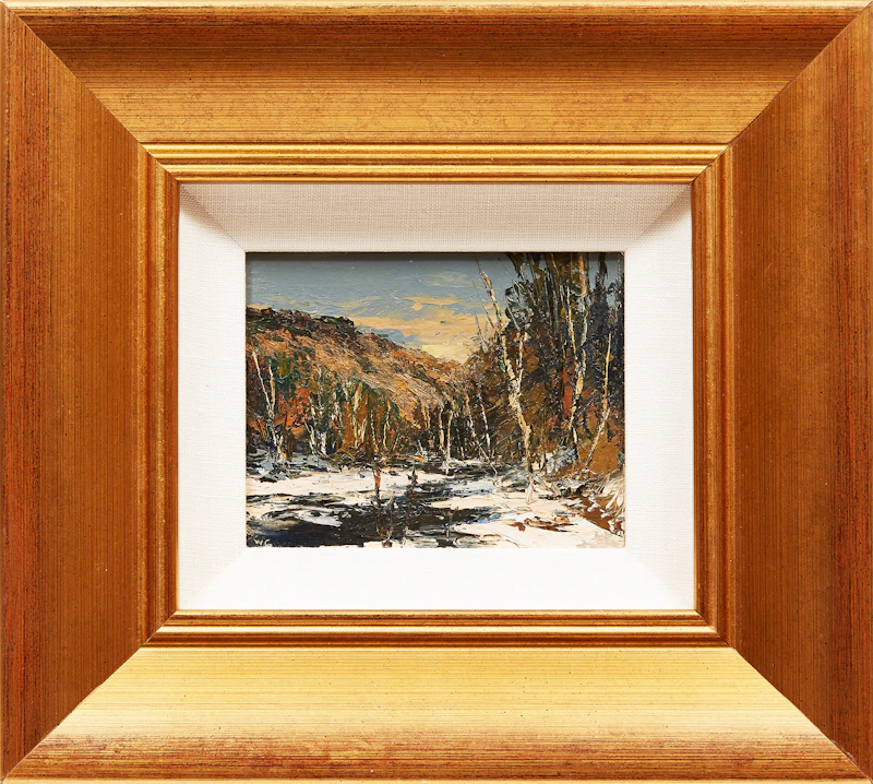 Wilf Frank Griffiths, Oblong River, Haliburton, oil on board - view 2