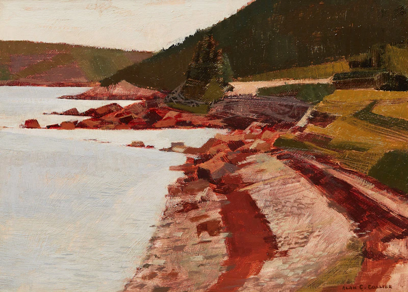 Alan Caswell Collier, Terra Nova Shore (Terra Nova National Park, Newfoundland), oil on board