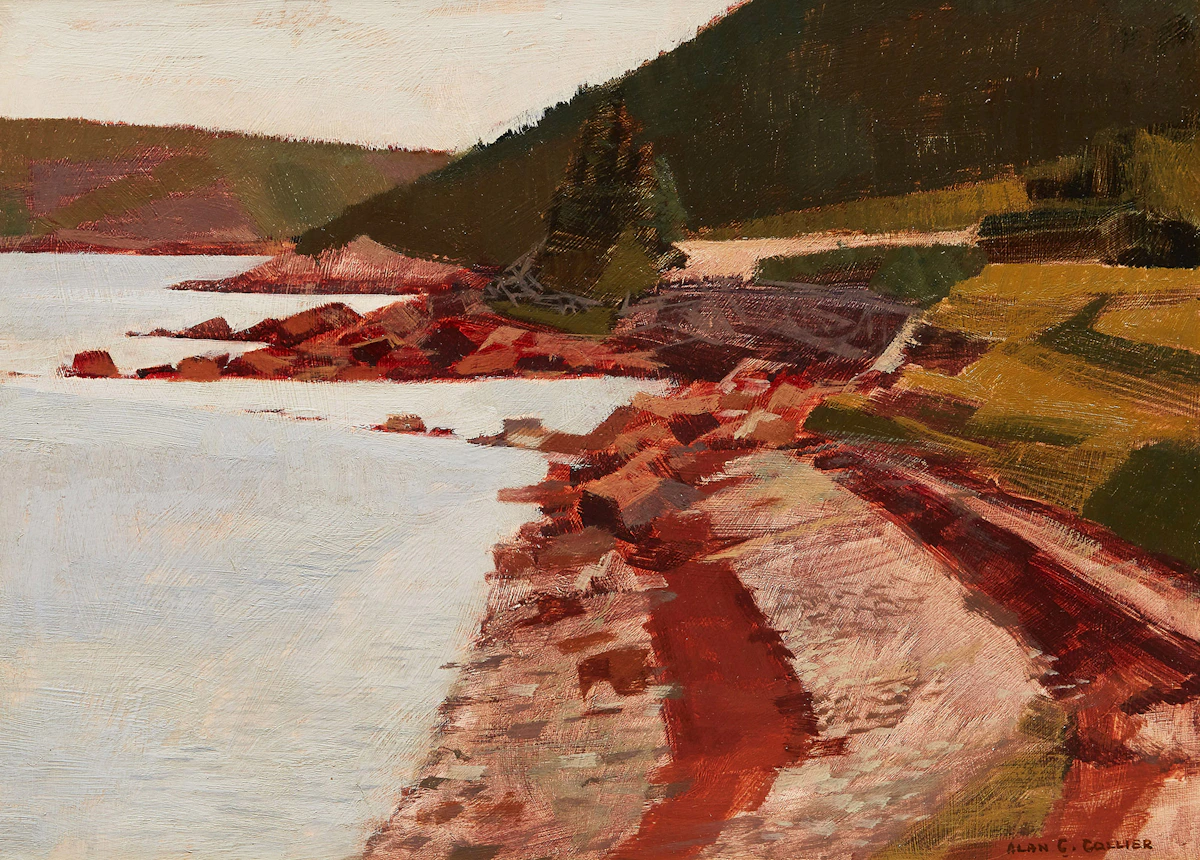 Alan Caswell Collier, Terra Nova Shore (Terra Nova National Park, Newfoundland), oil on board