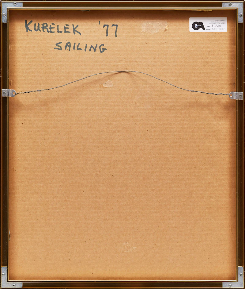 William Kurelek, Sailing, colour photolithograph, 1977 - view 3