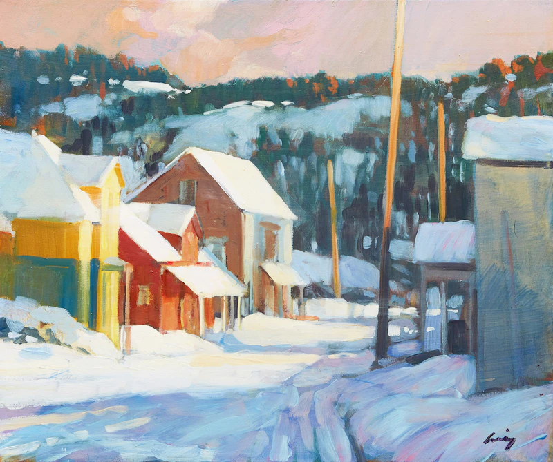 Philip Craig, Wakefield Winter, oil on canvas