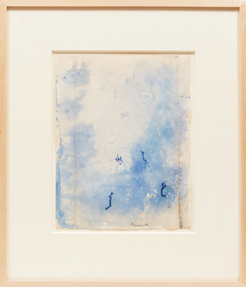 Jean-Paul Mousseau, Sans titre, ink and wash on paper, 1946 - view 2