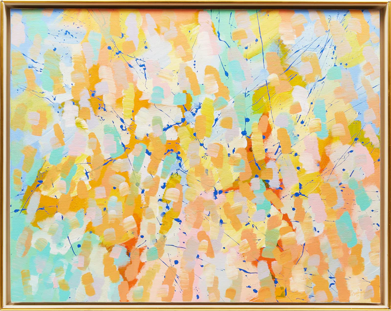Christian Marcel Barbeau, Cordou La Belle, acrylic on canvas, 1980 - view 2