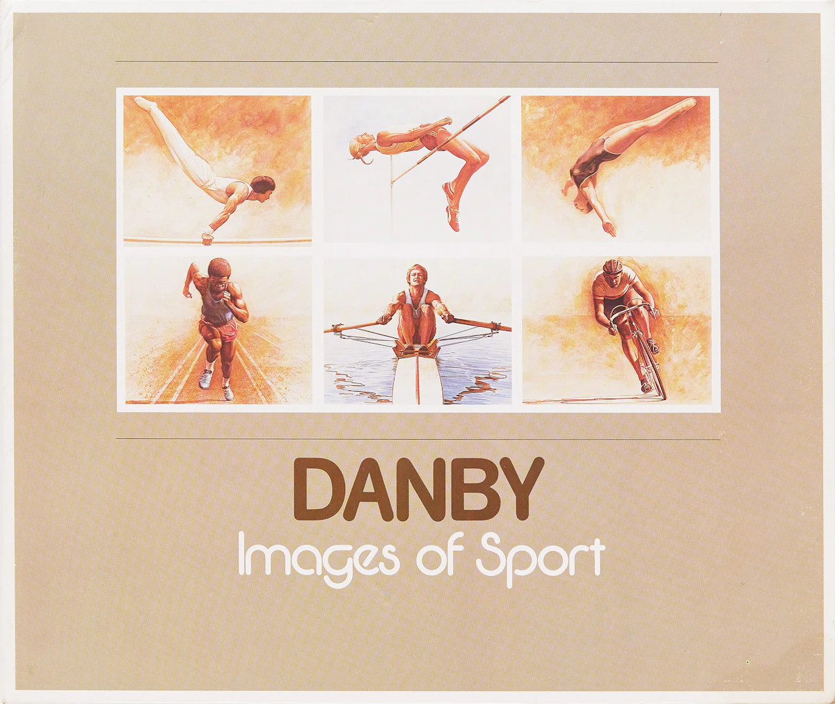 Kenneth Danby, Six Olympic Prints and “Danby: Images of Sport” book, six lithographs