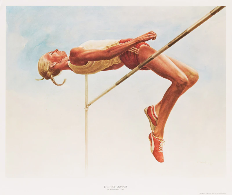 Kenneth Danby, Six Olympic Prints and “Danby: Images of Sport” book, six lithographs - view 4