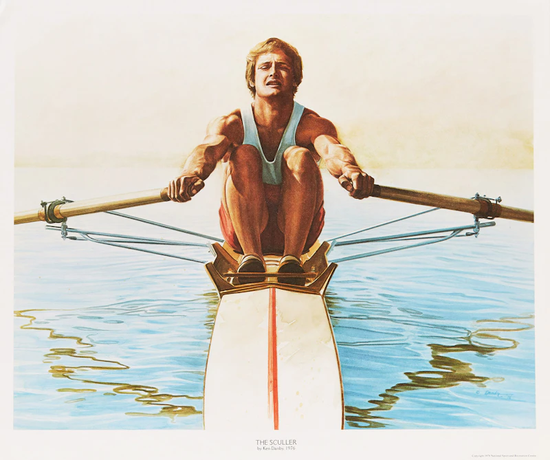 Kenneth Danby, Six Olympic Prints and “Danby: Images of Sport” book, six lithographs - view 7