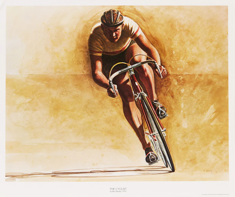 Kenneth Danby, Six Olympic Prints and “Danby: Images of Sport” book, six lithographs - view 8