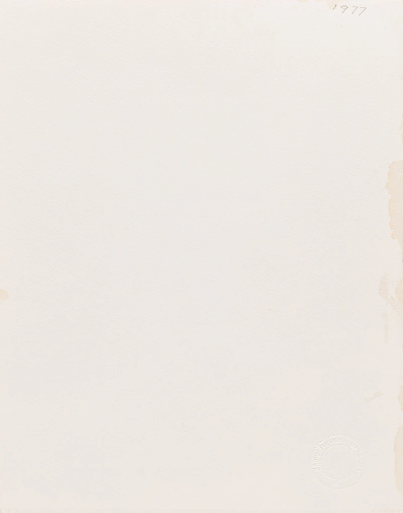 Carl Beam, Strange Confluence in Space, mixed media on paper, 1977 - view 2