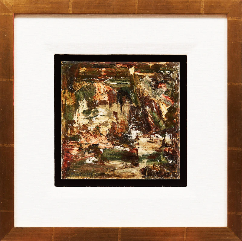 Rita Letendre, Mon bel amour, oil on board, 1953 - view 2