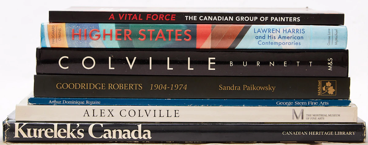Books and Reference, Seven Canadian Art Reference Books, seven books