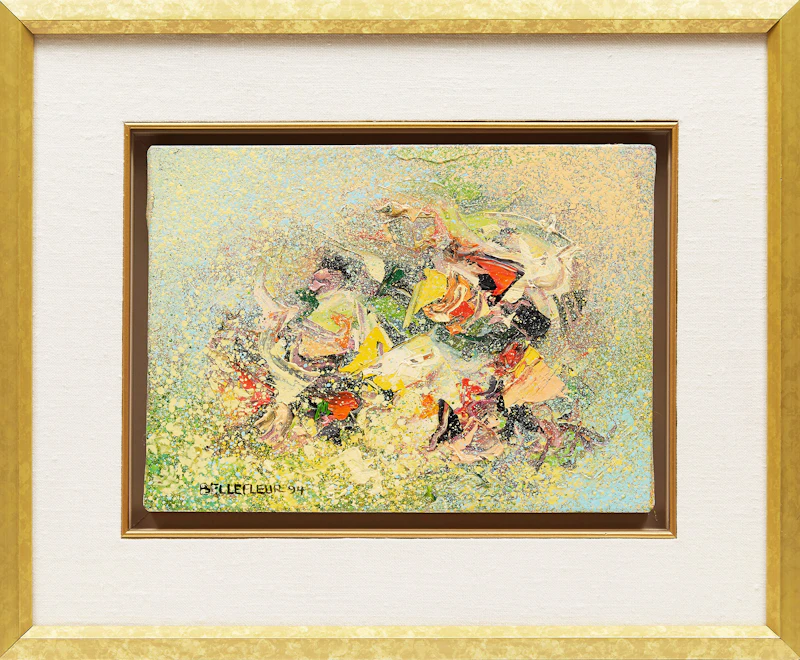 Léon Bellefleur, Été Provençal, oil on canvas, 1994 - view 2