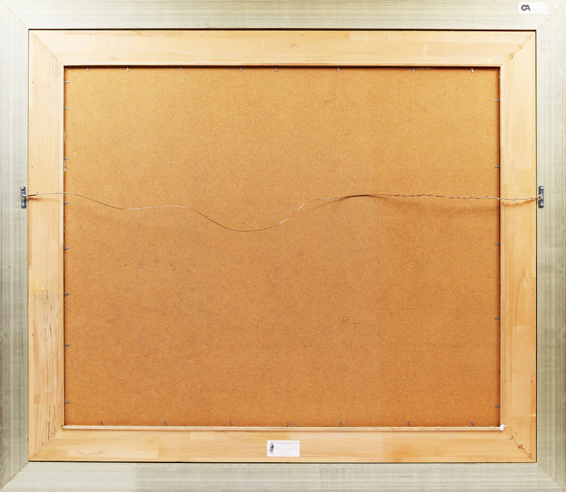 Clayton Anderson, Valdez Bluffs with Cedar, oil on board, 2003 - view 3