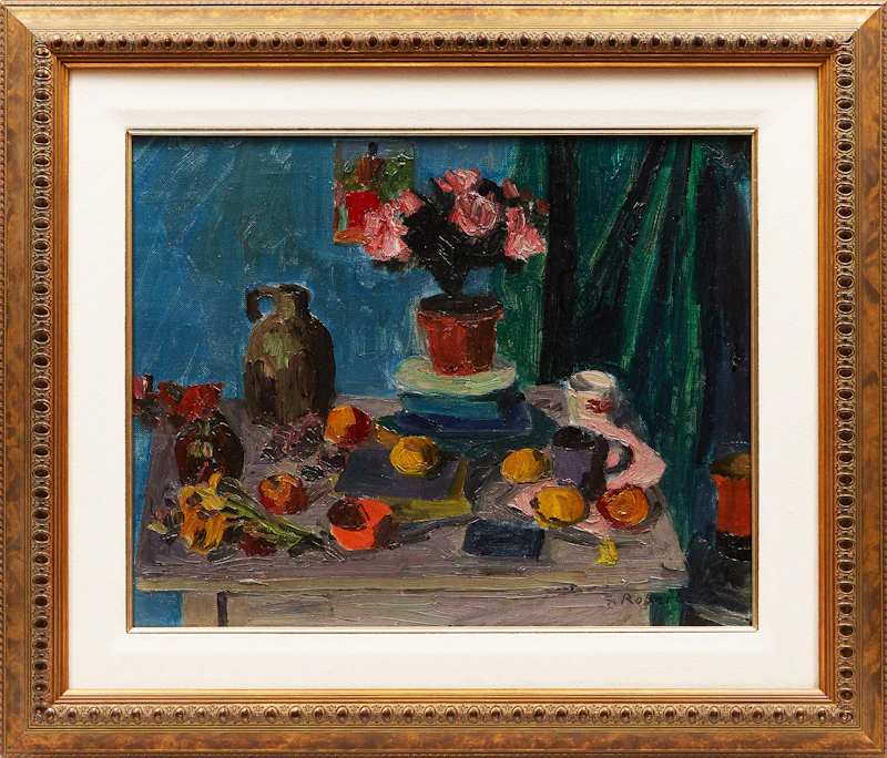 William Goodridge Roberts, Still Life, oil on canvas, 1950 - view 2