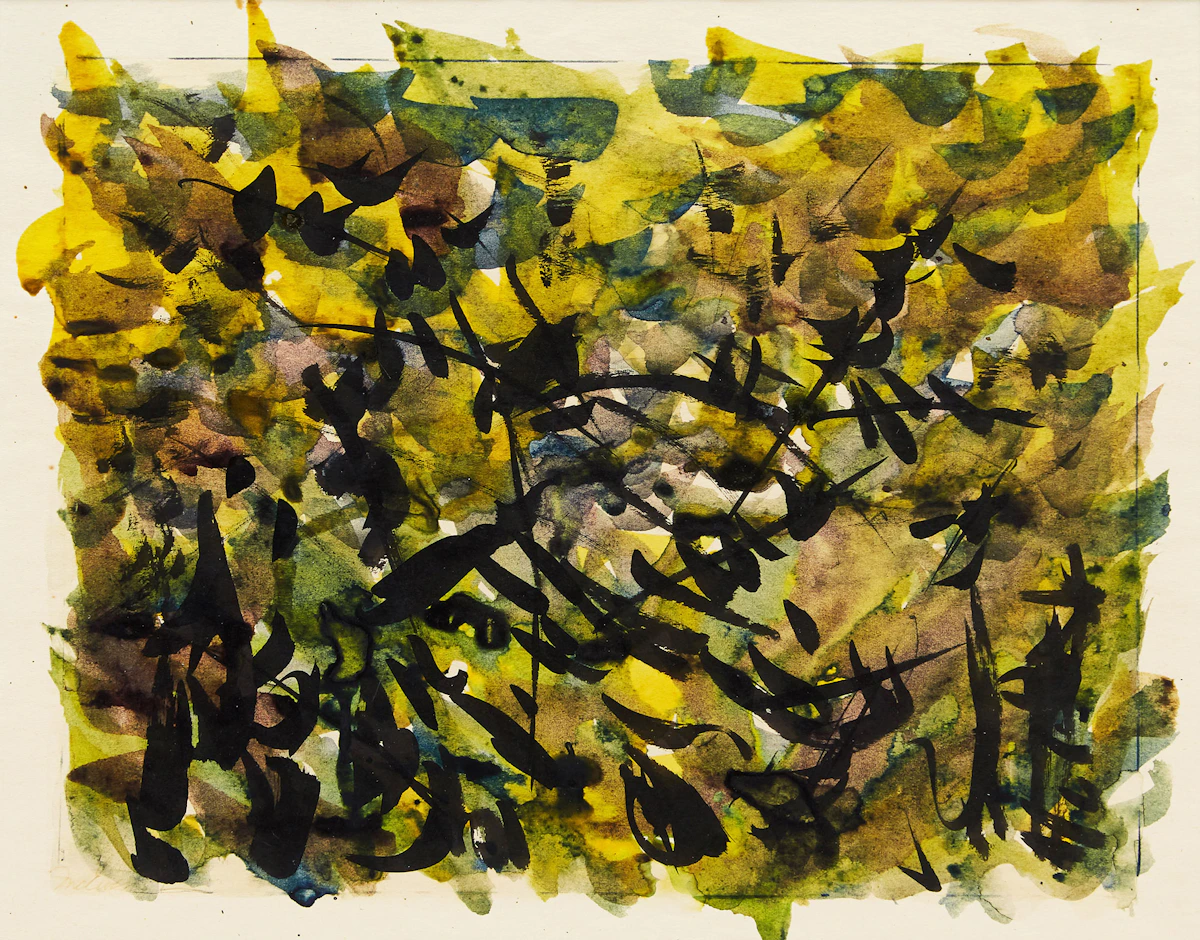 Jean Albert McEwen, Belle-Ile-en-Mer, ink and watercolour, 1952