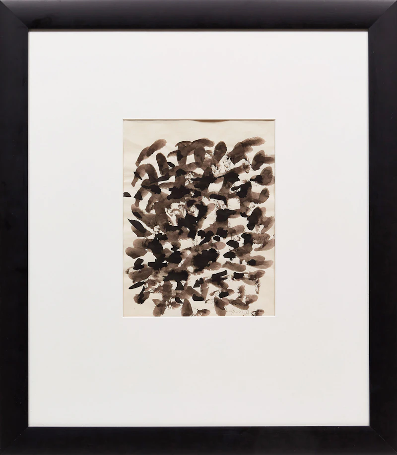 Lise Gervais, Flocons de Voltaire (Paris) 1959, watercolour - view 2