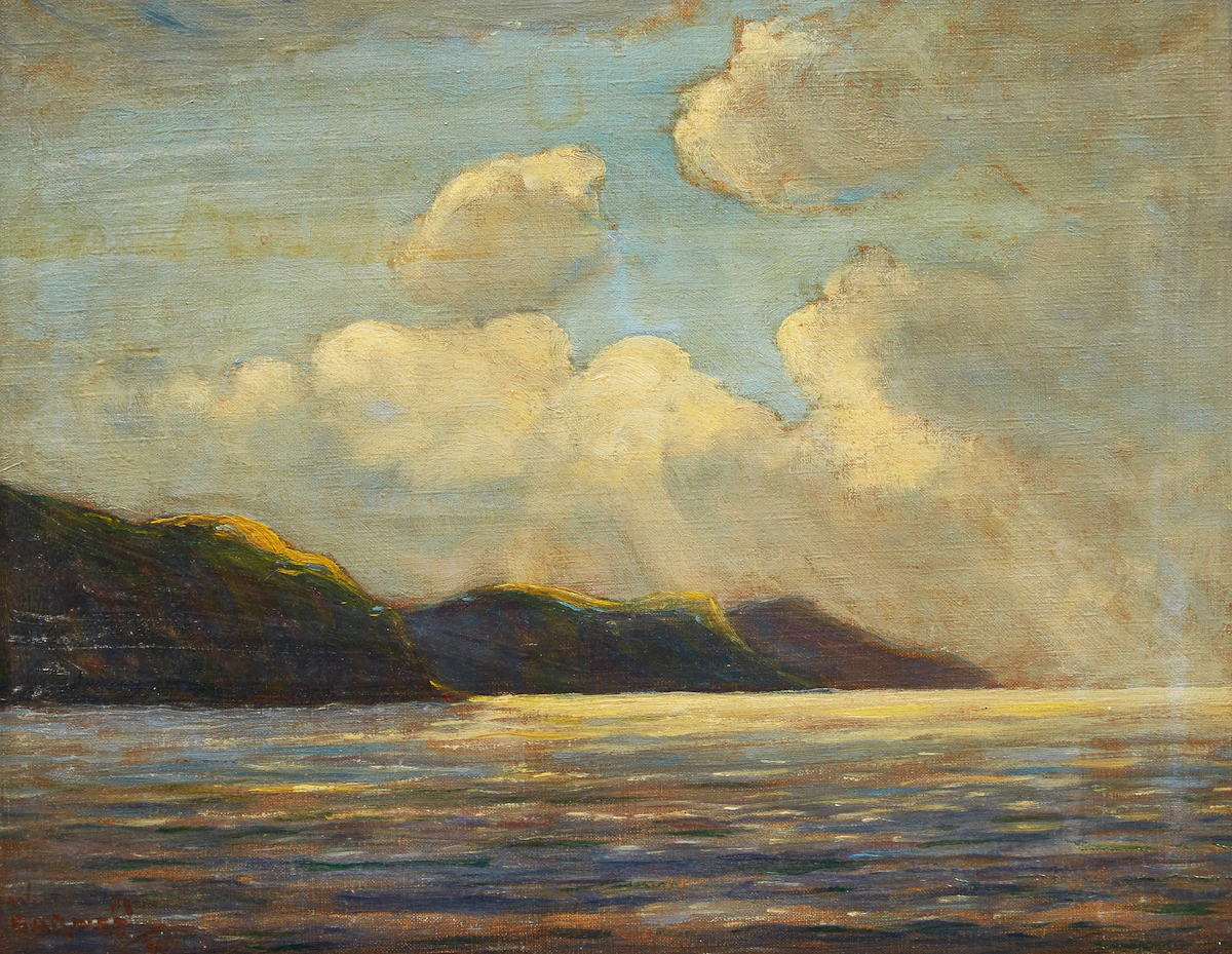 Wilfred Molson Barnes, Vancouver Bay (1930), oil on canvas, 1930