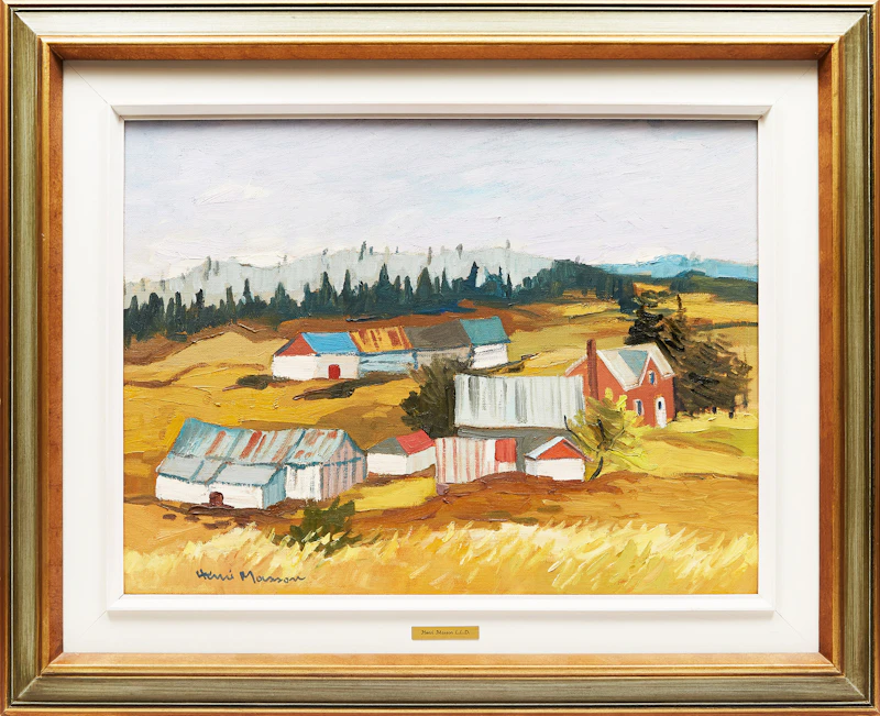 Henri Leopold Masson, Port au Persil , oil on canvas - view 2