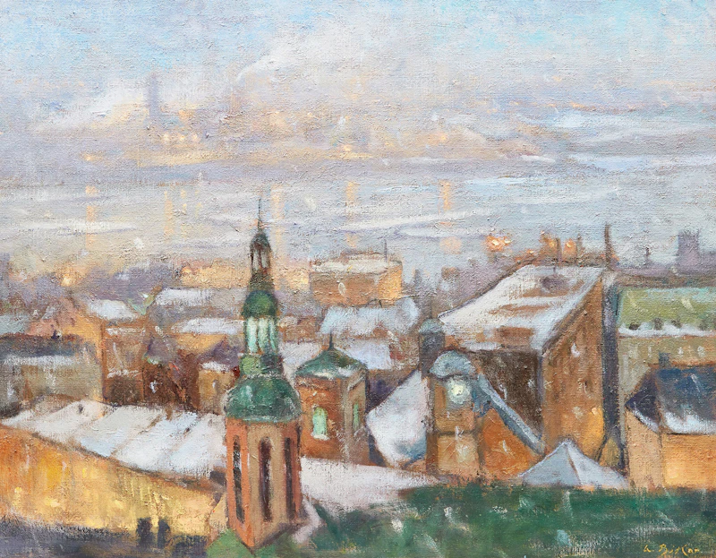 Quebec Rooftops #21 by Antoine Bittar