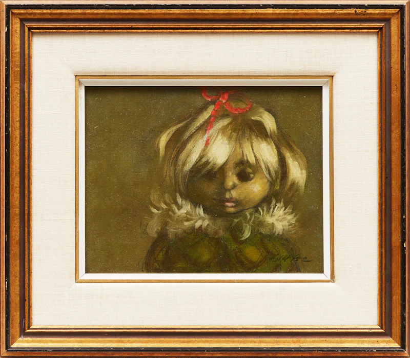 William Arthur Winter, Susie, oil on canvas board - view 2