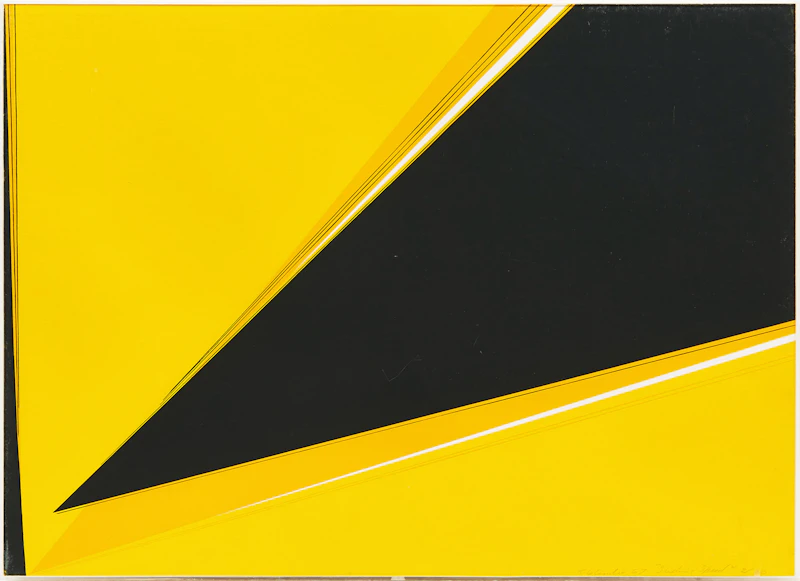 Rita Letendre, Sliding Speed, serigraph