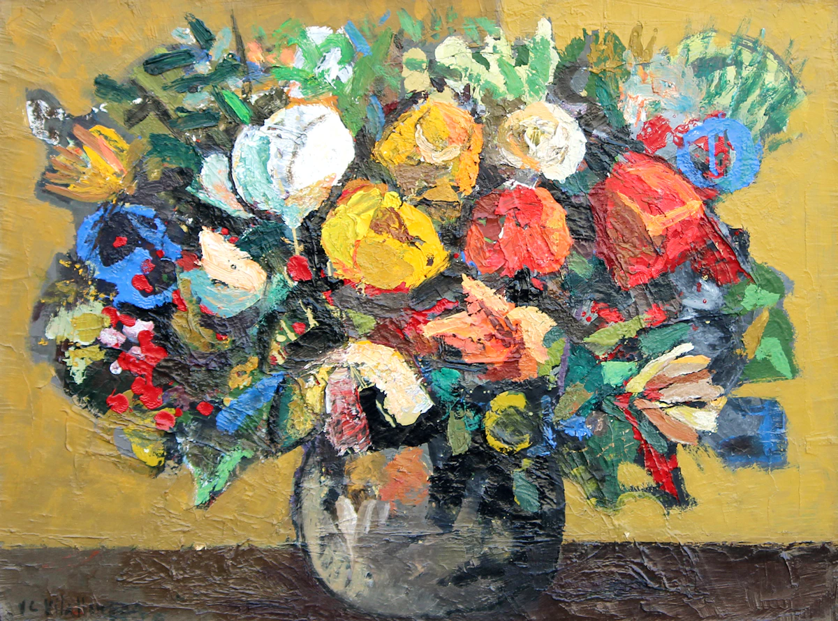Jesus Carlos De Vilallonga, Still Life , oil on board