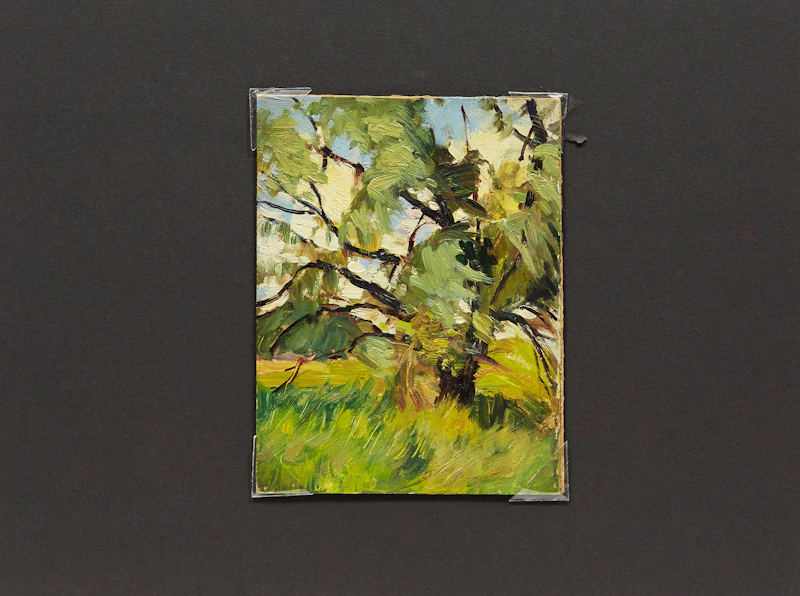 Frederic Marlett Bell-Smith, Study of a Tree, oil on board - view 2
