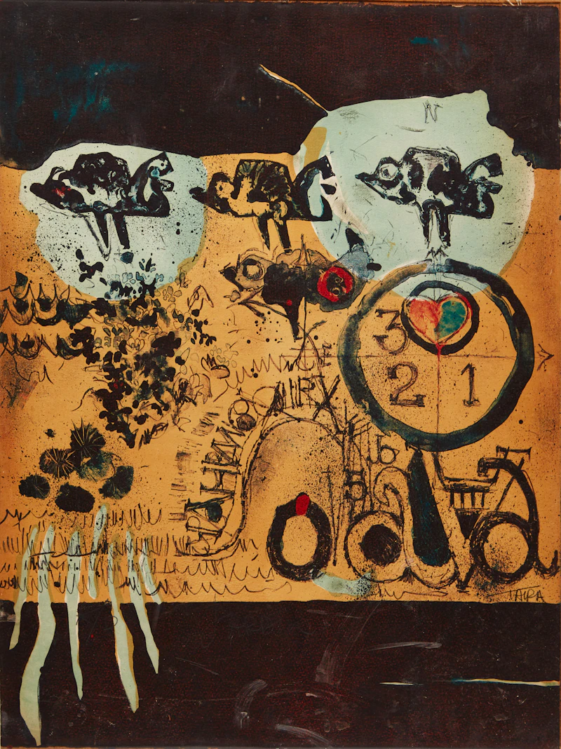 Taira Rapoport, Jardin, lithograph