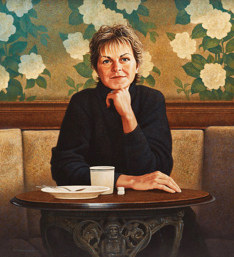 Michael Thompson, Ruth, acrylic on board