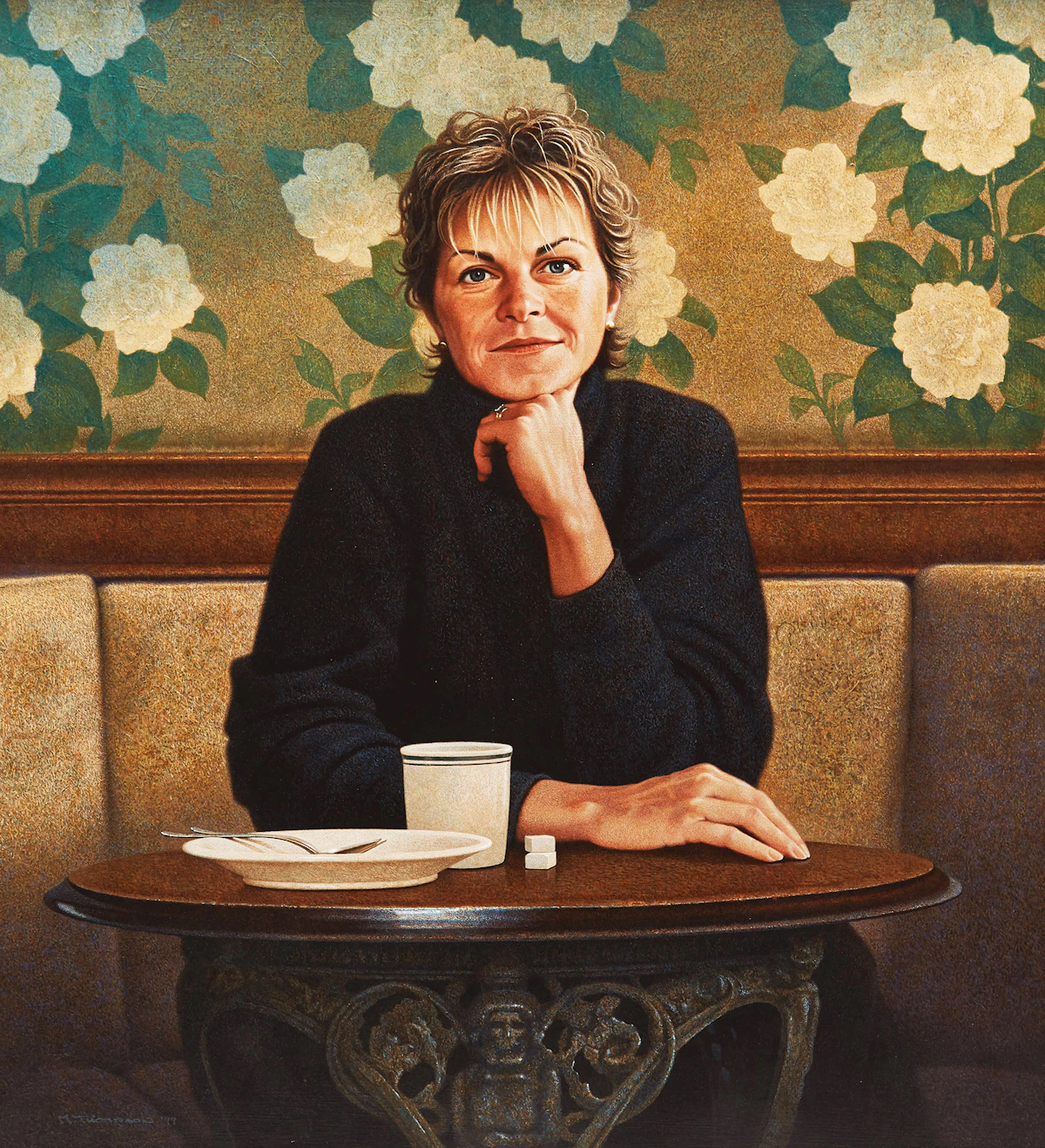 Michael Thompson, Ruth, acrylic on board, 1999