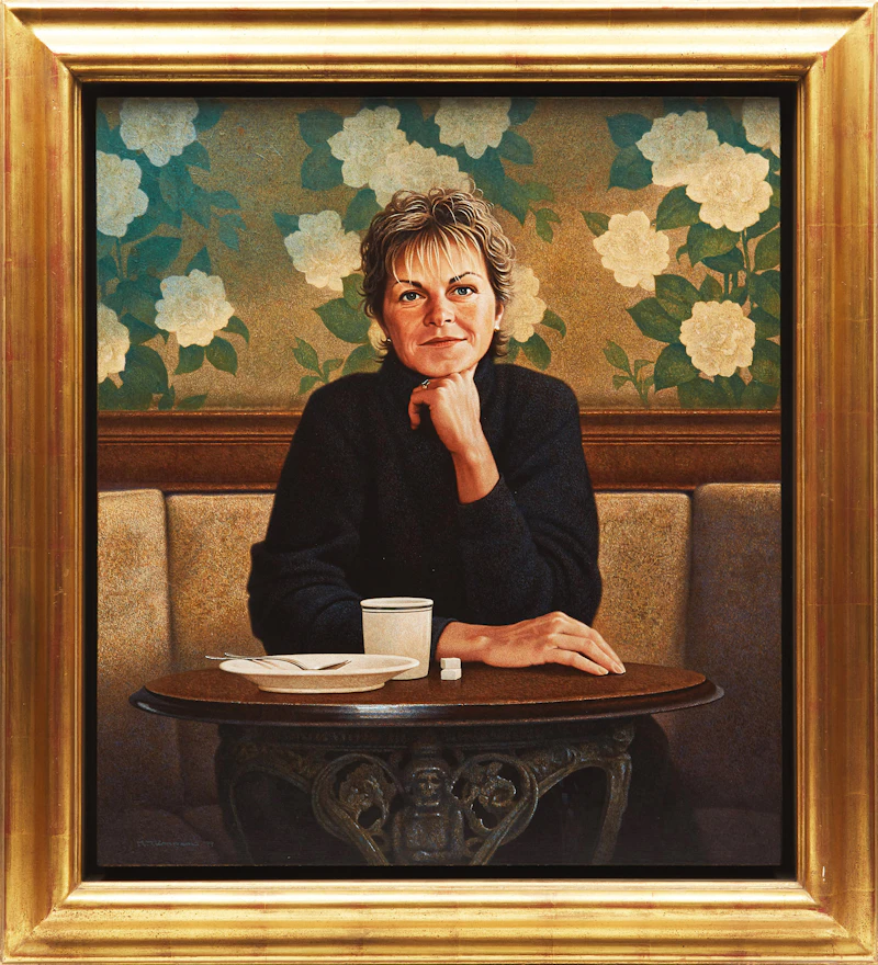 Michael Thompson, Ruth, acrylic on board, 1999 - view 2