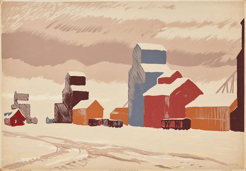 John Ensor, Summer’s Store, sampson-matthews silkscreen, 1949 - view 1