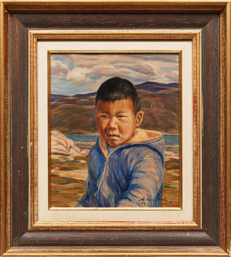 Anna Noeh, Tomasee, oil on board, 1975 - view 2