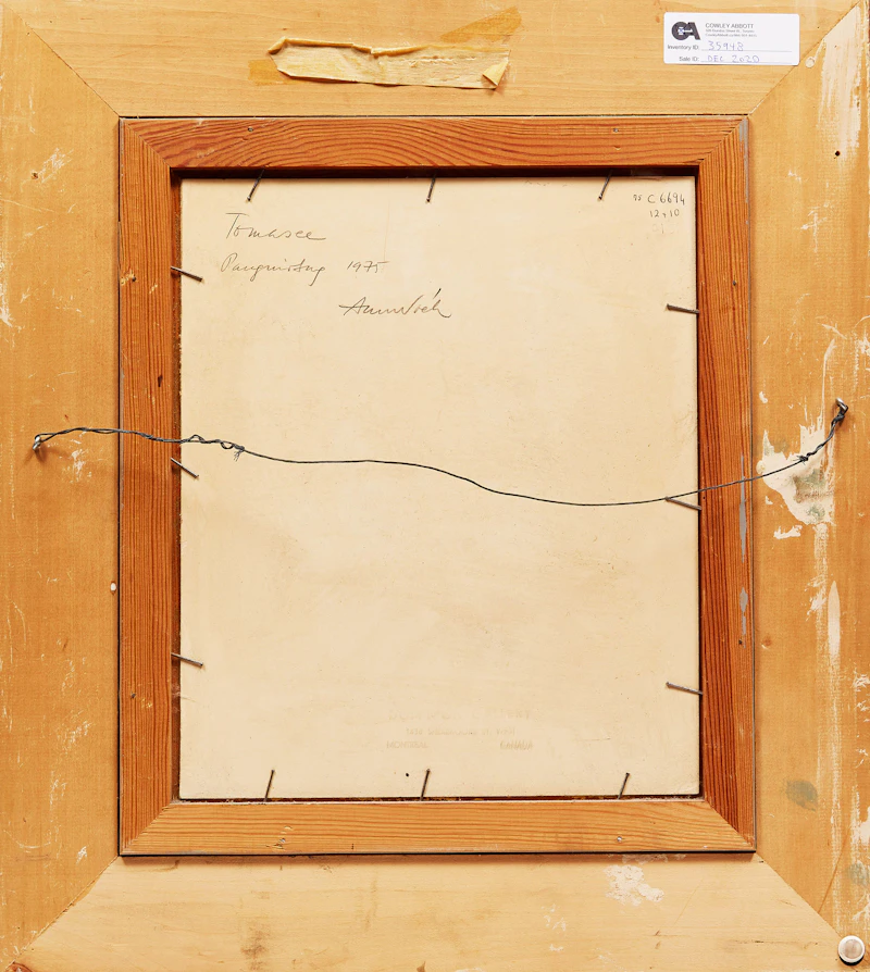 Anna Noeh, Tomasee, oil on board, 1975 - view 3