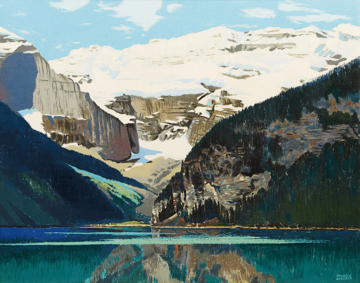 George Franklin Arbuckle, Lake Louise, Canadian Rockies, silkscreen