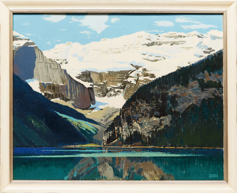 George Franklin Arbuckle, Lake Louise, Canadian Rockies, silkscreen - view 2