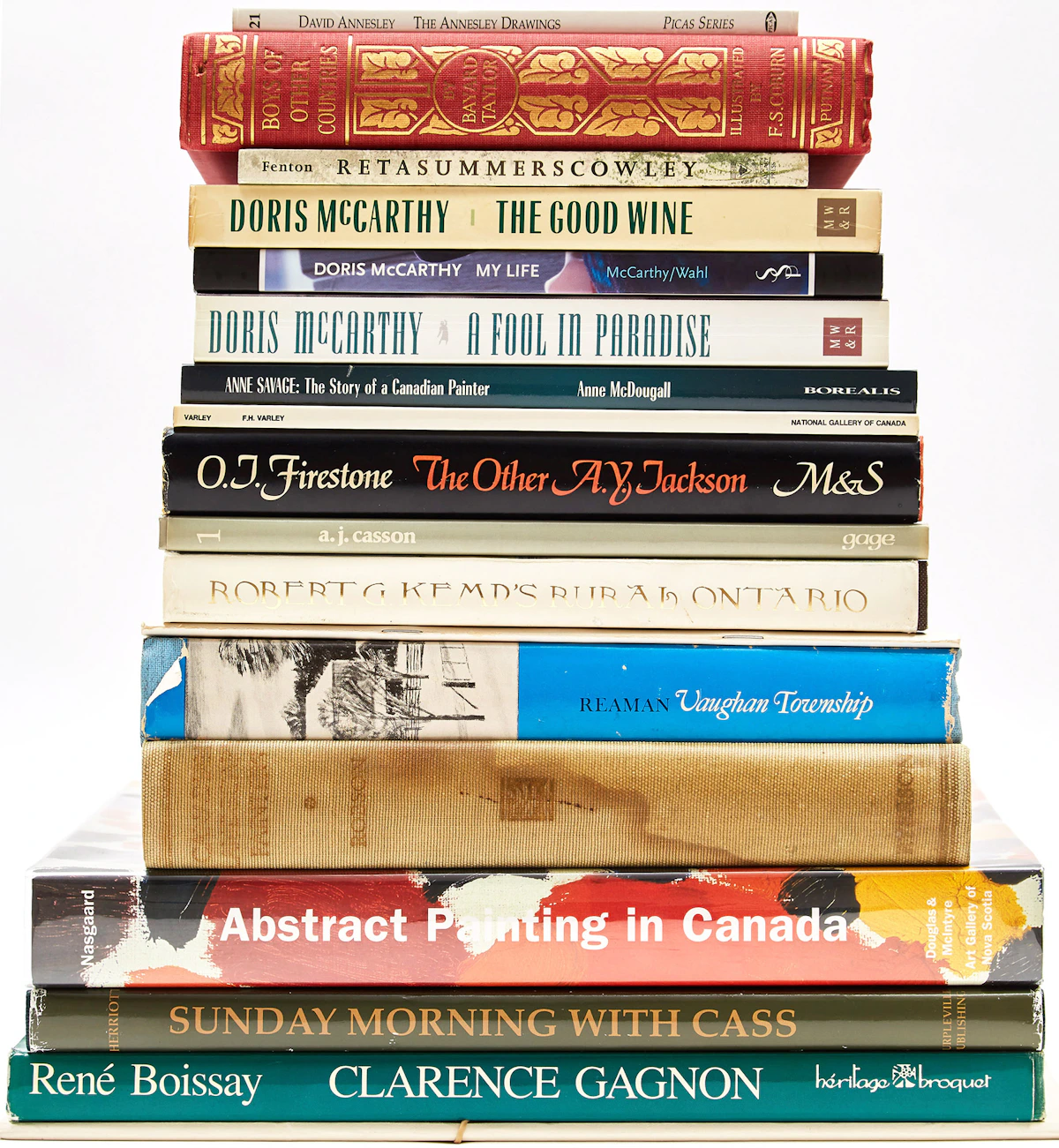 Books and Reference, Eighteen Canadian Art Reference Books, eighteen books