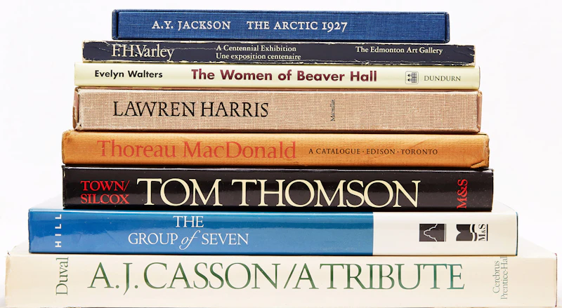 Eight Canadian Art Reference Books by Books and Reference