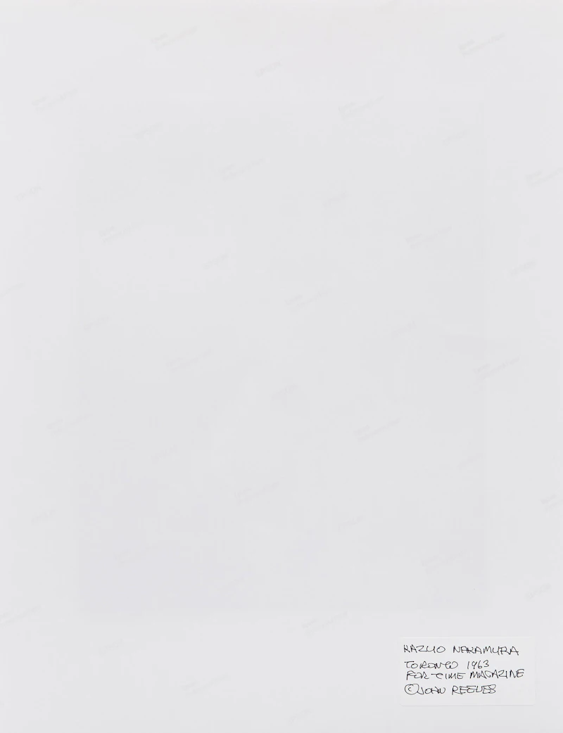 John Reeves, Portrait of Kazuo Nakamura, black and white laser jet photograph, circa 2010 - view 2