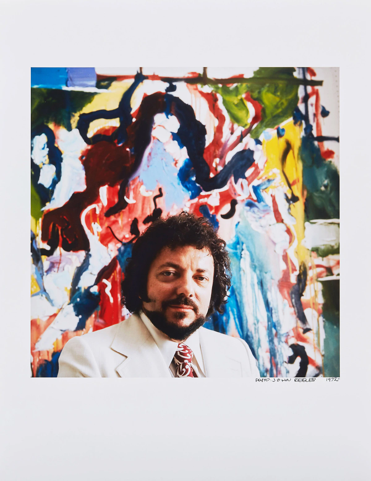 John Reeves, Portrait of William Ronald, colour laser jet photograph, circa 2010