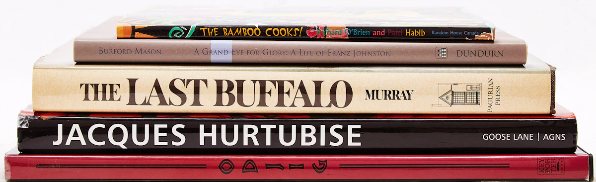 Books and Reference, Five Canadian Art Reference Books, five books