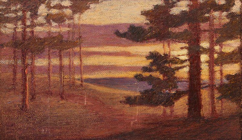 Through the Pines by Emanuel Otto Hahn