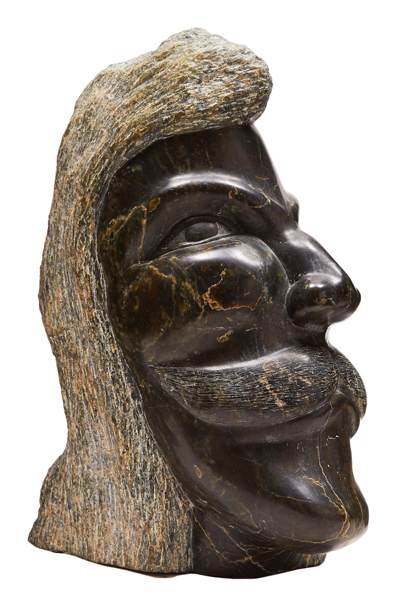Head of a Man by Unidentified Inuit Artist
