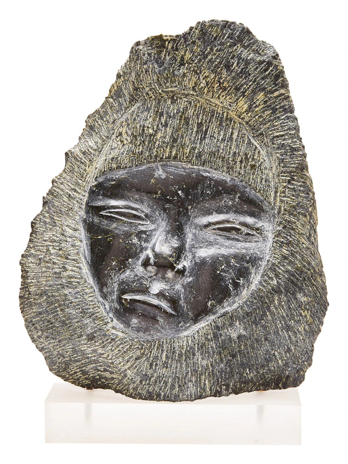 Unidentified Inuit Artist, Head of a Child, stone