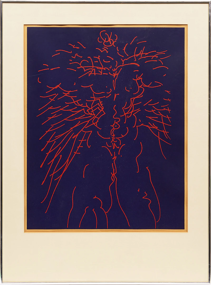 Gerald Gladstone, Untitled (Universal Man), colour silkscreen - view 2
