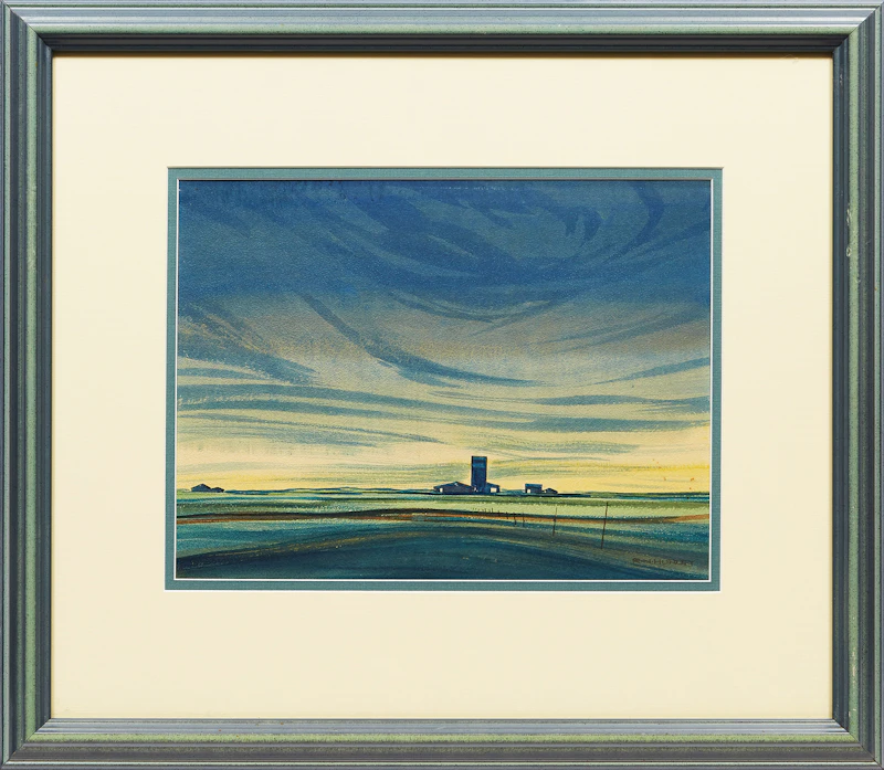 Robert N. Hurley, Untitled Nocturne, watercolour - view 2