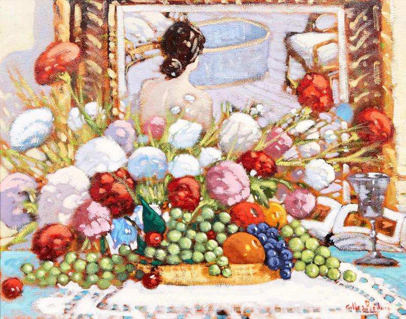 Nature morte à l’heure du Bain by Gilles Bedard