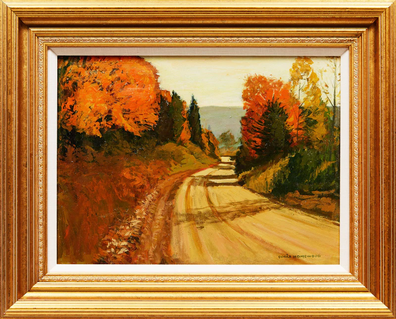 Doris Homewood, Fall Afternoon , acrylic on board - view 2